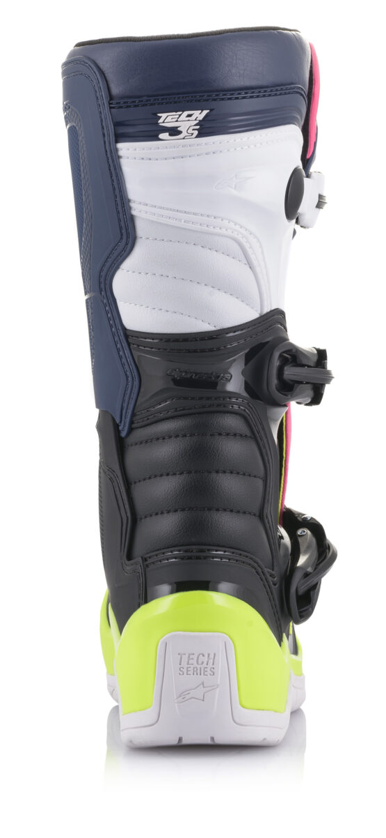 Youth Tech 3S Boots Black/Dark Blue/Neon Pink US Y-05 - Image 2