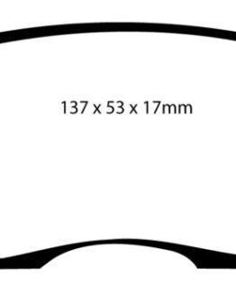 EBC Yellowstuff Front Brake Pads Semi-Metallic DP4775R Fits 99-01 Infiniti G20