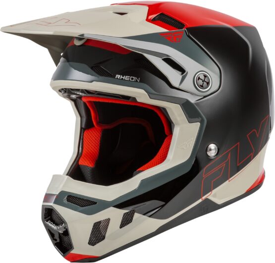 Fly Racing Formula CC Glide Helmet Black/Red/Grey XL