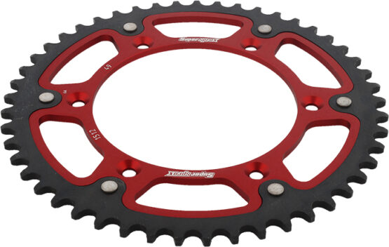 Supersprox Stealth Rear Sprocket 49T Red 520 Chain Fits Beta Suzuki Gas Gas - Image 2