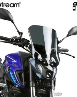 National Cycle VStream 13.5" Dark Smoke Windshield Fits MT-07 2021+
