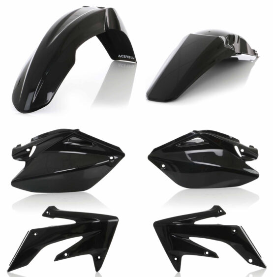 Acerbis Black Plastic Kit 6pc Fits 04-05 Honda CRF250R