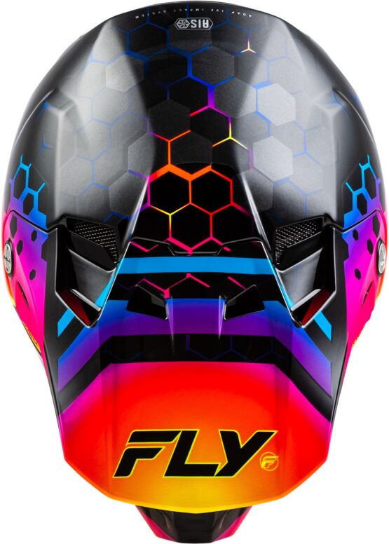 Fly Racing Formula CC Tektonic Helmet Black/Sunset 2X-Large - Image 2