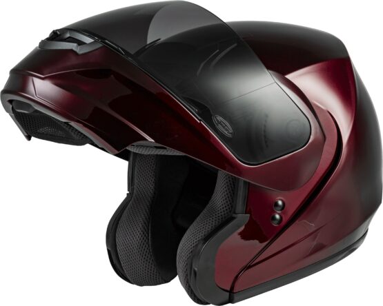 GMAX MD-04 Modular Helmet Wine Red 2X-Large - Image 3