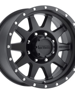 MR301 The Standard 18x9 +18mm Offset 8x6.5 130.81mm CB Matte Black Wheel