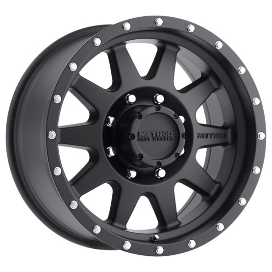 MR301 The Standard 18x9 +18mm Offset 8x6.5 130.81mm CB Matte Black Wheel