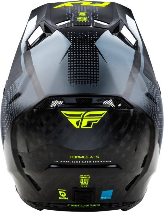 Fly Racing Formula S Carbon Protocol Helmet XS Black/Grey/Hi-Vis - Image 3