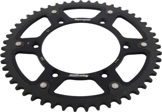 Supersprox Stealth Rear Sprocket 51T Black 520 For Yamaha YZ WR TTR - Image 3