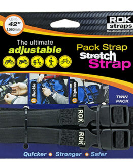 ROK Straps Medium Duty Stretch Strap 42in Black