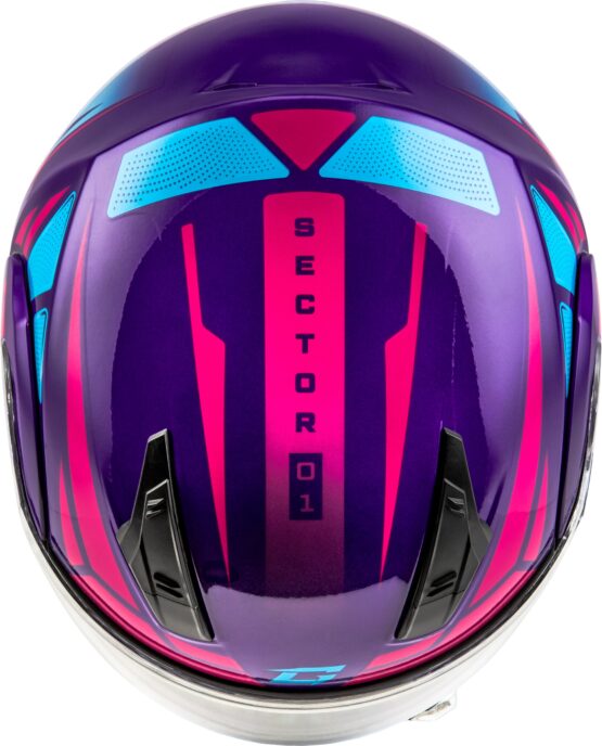 GMAX MD-04 Sector Modular Helmet Violet/Pink XL - Image 2