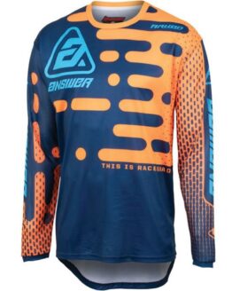 23.5 Arkon Boost Jersey Navy/Orange/Blue Youth - XL