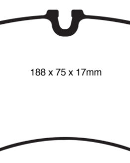 EBC Yellowstuff Front Brake Pads Semi-Metallic DP42022R Fits 11 Audi A6 2.0T