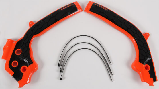 X-Grip Frame Guards Orange/Black