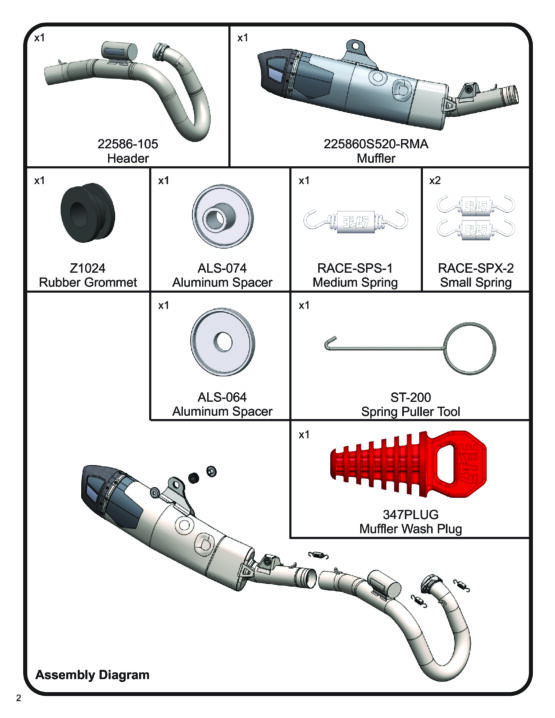 Yoshimura RS-12 Full Exhaust System Stainless/CF Tip Fits 2025 CRF450R/RX - Image 3