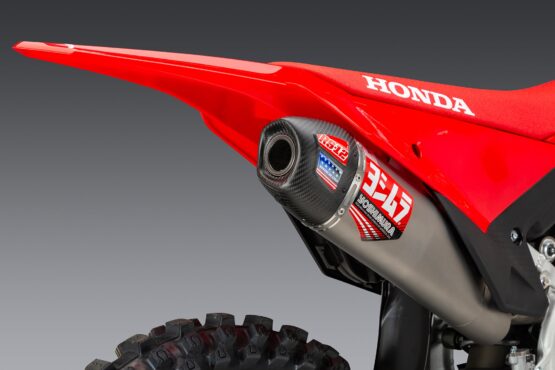 Yoshimura RS-12 Full Exhaust Titanium/CF Tip Fits 2025 Honda CRF450R/RX - Image 6