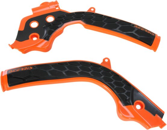 X-Grip Frame Guards Orange/Black - Image 2