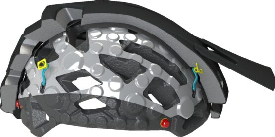 6D ATB-2T Ascent Bicycle Helmet XS/S Matte Gray Unisex - Image 2
