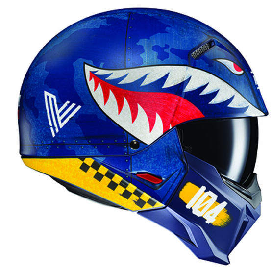 HJC i20 Vanguard Convertible Street Helmet LG MC2SF - Image 2