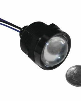 Letric Lighting Royal Flush LED 1in Black/White/Amber