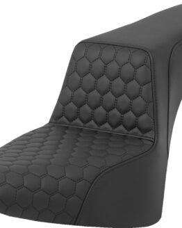 Saddlemen Step-Up Seat Honeycomb Black For Harley Softail FXBB FXST 2018-2024