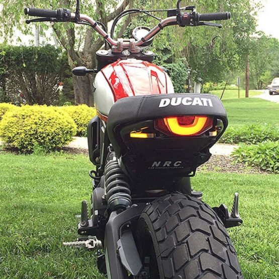 Tucked Fender Eliminator w/ Plate Light & Signals