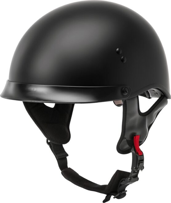 GMAX HH-65 Full Dressed Half Helmet Matte Black Medium - Image 2