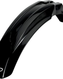 Front fender - black - for Kawasaki