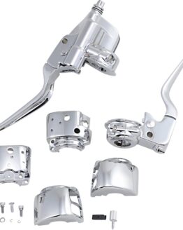 Drag Specialties Handlebar Control Kit Mechanical Clutch Chrome For Harley-Davidson