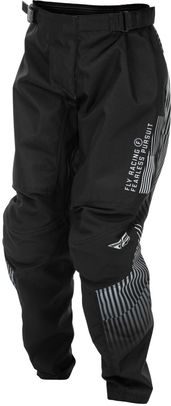 Fly Racing F-16 Youth Pants Black/White Size 22 - Image 2