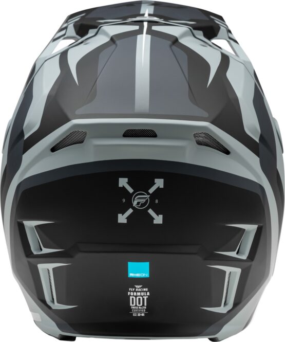 Fly Racing Formula CP Krypton Helmet Matte Grey/Black XS - Image 2
