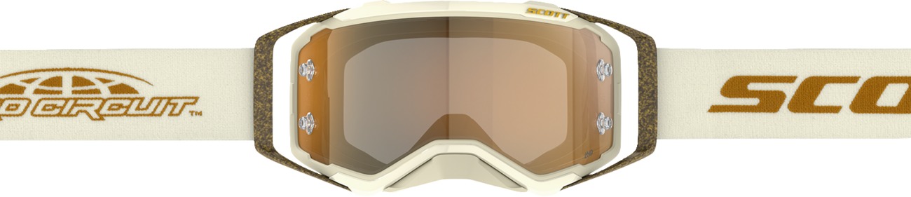 Scott Prospect Pro Circuit Amplifier Goggle Beige/Brown Gold Chrome - Image 3