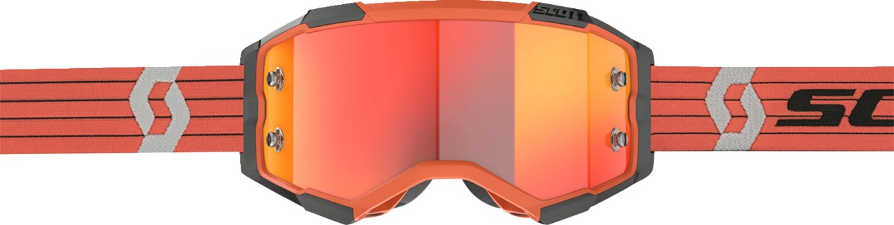 Scott Fury Goggle Orange/Grey Orange Chrome Lens Adult Unisex - Image 3