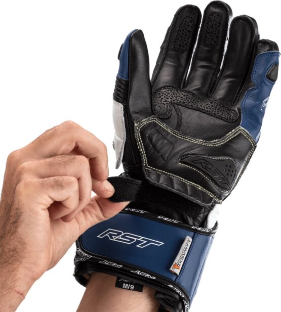 RST Tractech EVO 4 CE Gloves Blue/White/Black 2XL - Image 2