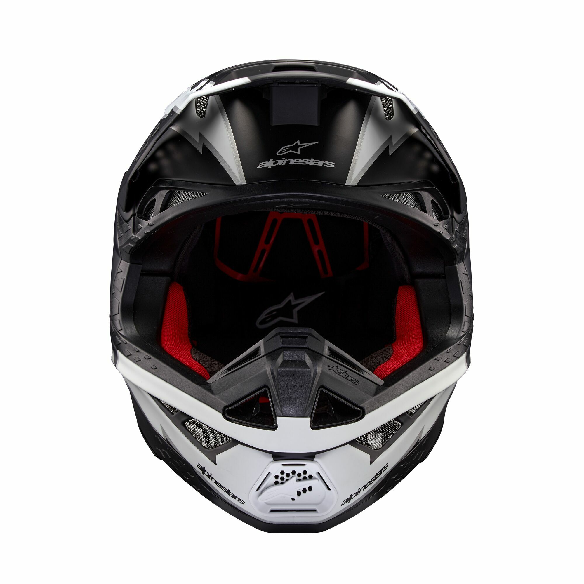 Alpinestars Supertech M10 Ampress MX Helmet MIPS Matte Black/White XL - Image 4