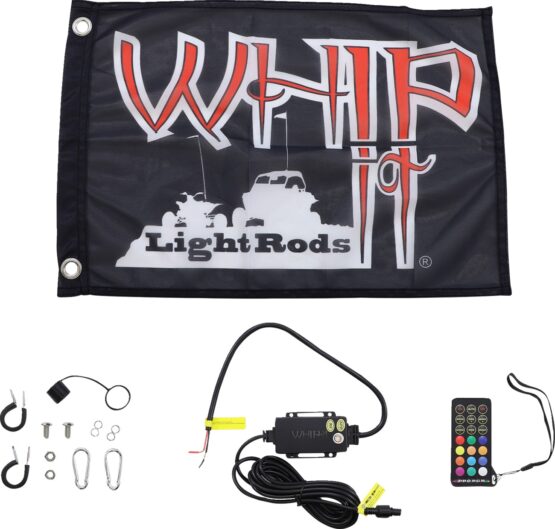 3Ft Black Bluetooth RGB Chase Light Rod - Whip It - Image 2