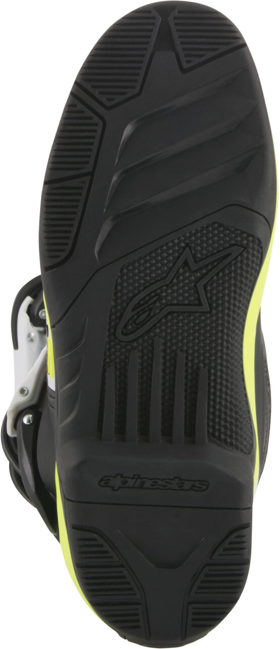 Tech 3S Boots Black/White/Yellow Size 8 - Image 3