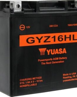 Yuasa GYZ16HL Factory Activated AGM Battery Maintenance Free