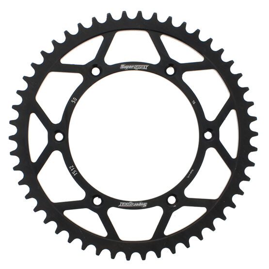 Supersprox Steel Rear Sprocket 50T Black Fits Beta/Husqvarna