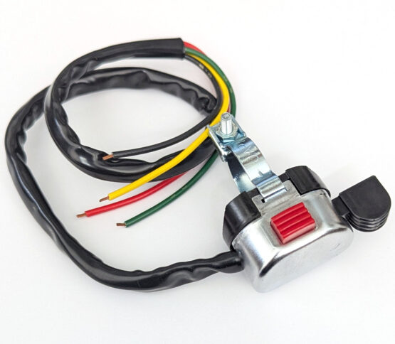 Custom Chrome Handlebar Light & Horn Switch - 1" Harley Davidson