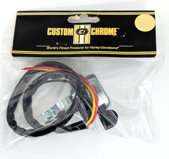 Custom Chrome Handlebar Light & Horn Switch - 1" Harley Davidson - Image 2