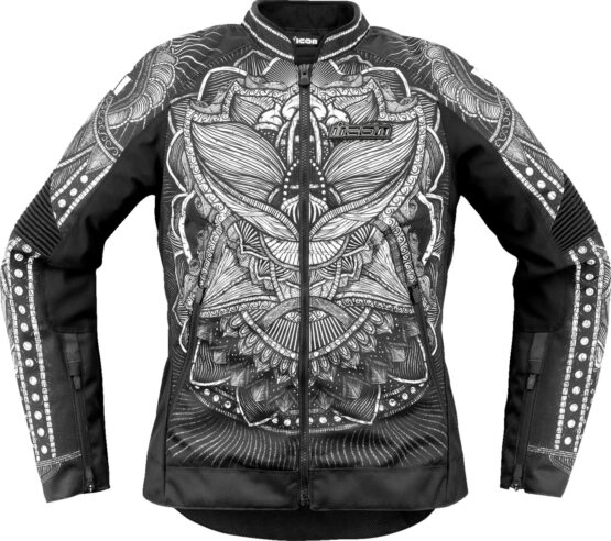 ICON Women's Overlord3 Noble Jacket XS White/Gray/Black