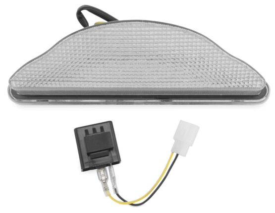 BikeMaster Clear Integrated LED Tail Light Fits Warrior 2002-2009