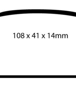 EBC Yellowstuff Rear Brake Pads Semi-Metallic DP41293R Fits 02-06 Subaru Baja