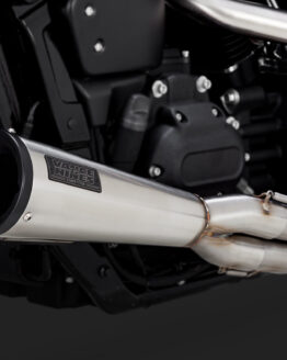 2-1 Upsweep Brushed Stainless Full Exhaust