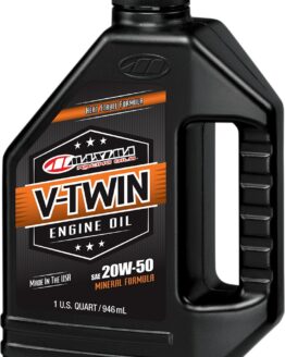Maxima V-Twin Mineral Engine Oil 20W50 1 qt.