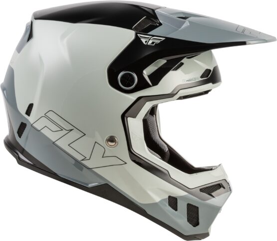 Fly Racing Formula CC Glide Helmet Grey/Light Grey/Black Large - Image 3