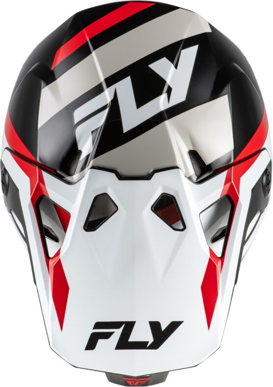 Fly Racing Formula CP Seal Helmet White/Black/Red 2X-Large - Image 2