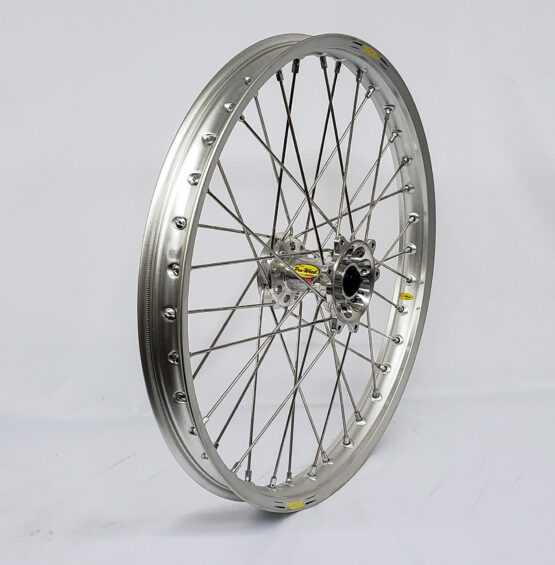 70-R Series 1.60X21 Complete Front Wheel set - All Silver