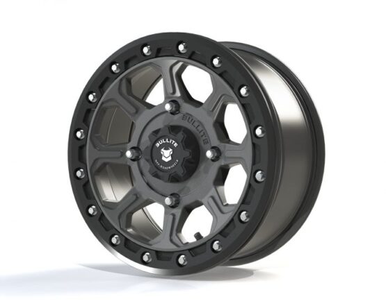 Bullite Ruler Wheel Gun Metal Black 15x7 4x137 5+2