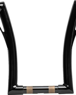Kodlin Super Fat Flowbar Handlebar 1-1/2in x 15in Black For Harley